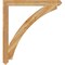 Ekena Millwork Thorton Arts & Crafts Rough Sawn Bracket, Western Red Cedar, 4"W x 44"D x 48"H BKT04X44X48THR03RWR - alternate 3